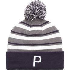 Puma Unisex Beanies Puma WRMLBL Stripe Palm Beanie, Men's, Navy/Slate Holiday Gift