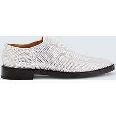 Maison Margiela Tabi embellished Derby shoes white