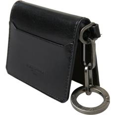 Dolce & Gabbana Black Leather Bifold Logo Card Men Wallet