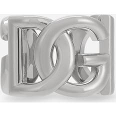 Herre - Palladium Ringe Dolce & Gabbana Chunky Band Sølv-tone Ring Grå