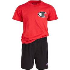 Champion Other Sets Children's Clothing Champion Champion Boys 2-Pc. Logo T-Shirt & Shorts Set Scarlet/Black