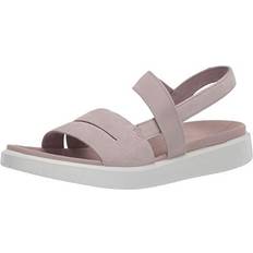 Shoes ecco Yuma Women's Sandal Leather Grey Rose