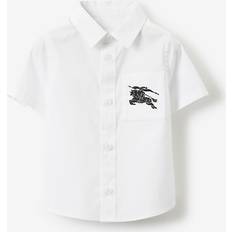 S Hemden Burberry Baby Boys White Cotton Ekd Shirt White month