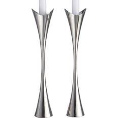 Nambe 11 Curve Candlesticks, Set