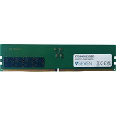 32 GB - 4 - DDR5 RAM V7 3840032GBD hukommelsesmodul 32 GB 1 x 32 GB DDR5 4800 Mhz