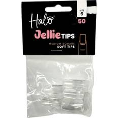 Tips Halo by Pure Nails Gel Nails Jellie Tips Medium Square Soft Tips Refill