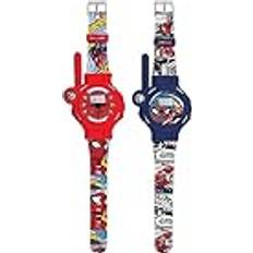 Marvel Jouets Agents Secrets Lexibook Montre 2 En 1 Walkie-Talkie Spiderman 200M Rouge Pour Enfant Des 3 Ans Licence Spiderman