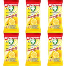 70 Large Antibacterial Household Surface Cleaning Wipes Yellow Packs