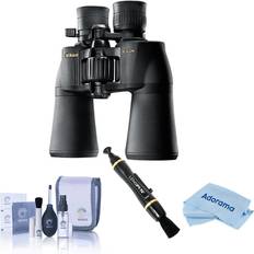 Binoculars & Telescopes Nikon 10-22x50 Aculon A211 Zoom Porro Prism Binocular, Black, Bundle w/Accessory