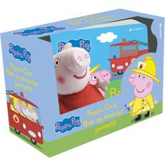 Peppa Gris. Bok og kosedyr gavesett