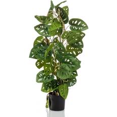 Plantes Artificielles Emerald Monstera Artificiel Monkey 75 cm En Pot Plante Artificielle