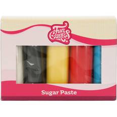 Funcakes Fondant multipack primær farver 5x100g