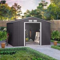 Outbuildings BillyOh 9x8, Dark Ranger Metal Shed With Foundation (Building Area )