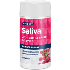 Saliva Sugetabletter Bringbær 100 stk