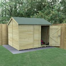 Outbuildings Forest Garden 8' Timberdale 25yr Guarantee Tongue & Groove Windowless Reverse Apex