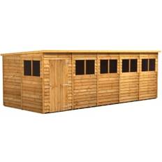 Outbuildings Power Sheds 20 8ft Pent Overlap Dip Treated (Building Area )