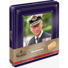 Walker's Shortbread King Charles III Limited Edition Coronation Tin, Pure Butter Shortbread Cookies 300g