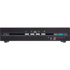 KVM-switchar Aten CS1144DP4C KVM Switch Svart