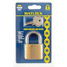 Security Slimline Bass Key Padlock 40mm