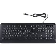 USB Interface Large Print Backlit Wired