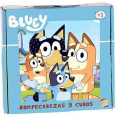 Juguetes Cefa Toys Rompecabezas BLUEY 9 Cubos (88319)