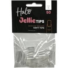 Tips Halo by Pure Nails Gel Nails Jellie Tips Medium Square Soft Tips Refill