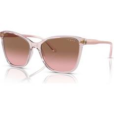 Vogue Pink Oversized Sunglasses Nylon - Pink/Brown