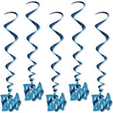 Blue Streamers Beistle 57550 Its a Boy Whirls Pack of 6