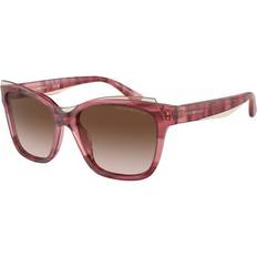 Sunglasses Armani EA4209 Sunglasses - Shiny Bordeaux/Top Light Brown