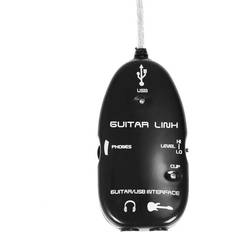 USB Guitar to Laptop MAC Stereo MIDI Cable Recording Adaptor