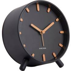Alarm Clocks Karlsson Metal Alarm Grace Noir 11.6 cm