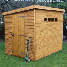 Outbuildings Traditional Shiplap Pent Wooden Security Shed (Building Area )