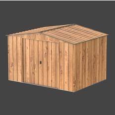 BillyOh Outbuildings BillyOh Top Woodgrain Metal Shed 10x8ft (Building Area )