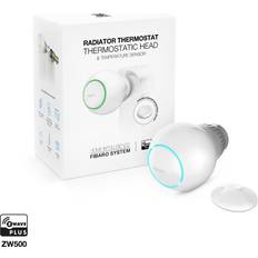 Fontanería Fibaro Kit De Cabezal Termostático Y Sensor De Temperatura Z-wave Regulador De Calor