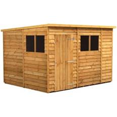 Outbuildings Power Sheds 10 8ft Pent Overlap Dip Treated (Building Area )