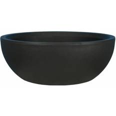 Pots, Plantes et Cultivation Natural Coupe Pot De Fleurs Granit D40 Noir