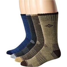 Columbia Underwear Columbia Men's Moisture Control Assorted Pack Crew Socks Brown/Blue