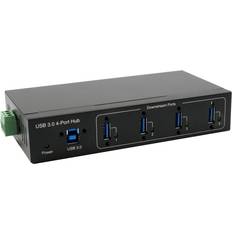Hub USB EXSYS Hub Metallico 4 Porte USB 3.2 Gen 1
