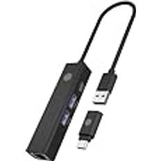 Hub USB ICY BOX IB-HUB1439-LAN USB-A USB-C Docking Station