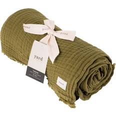 Cotton Blankets Yard Lark Muslin Crinkle Cotton Blankets Green