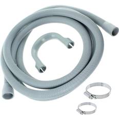 Universal Drain Outlet Hose for Washing Machine Dishwasher 2.5M 30mm 22mm Clip