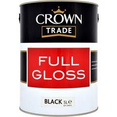 Crown Black Paint Crown Full Gloss 00E53 Ready Black 5L
