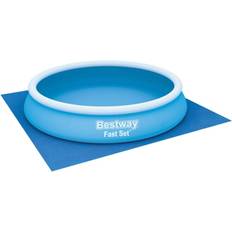 Bestway Bodentücher Bestway Pool-Bodenplane Flowclear 396x396 cm Blau