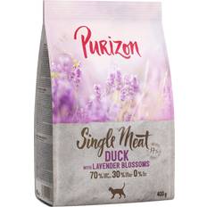 Animali domestici Purizon Single Meat Anatra con Fiori di Lavanda 2 x 400 g