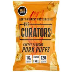 Food & Drinks MuscleFood The Curators Cheese Pork Puffs, 23g
