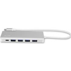 Hub USB LMP Usb-c Hub 7 Port & Usb-c 3 Charging Function 36w Silver