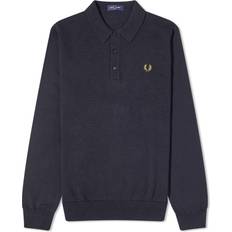 Fred Perry Knitted Shirt Navy