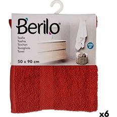 90.0 cm Badehåndklæder Berilo Terracotta colour Bath Towel Brown (90x90cm)