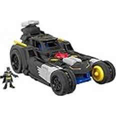 Fisher Price GMH33 Imaginext DC Super Friends Transformations Batmobile R/C, ferngesteuertes Batman-Fahrzeug mit Licht und Sound, Spielzeug für ab 3 Jahren