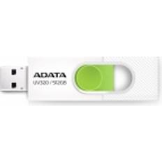 Adata UV320 USB flash drive USB Type-A 3.2 Gen 1 3.1 Gen 1 Green, White 512 GB, USB A USB Stick, Grün, Weiss